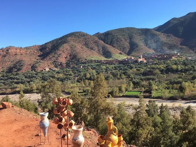 From Marrakech: Ourika Valley Waterfalls Day Trip with Lunch and Argan Oil Visit