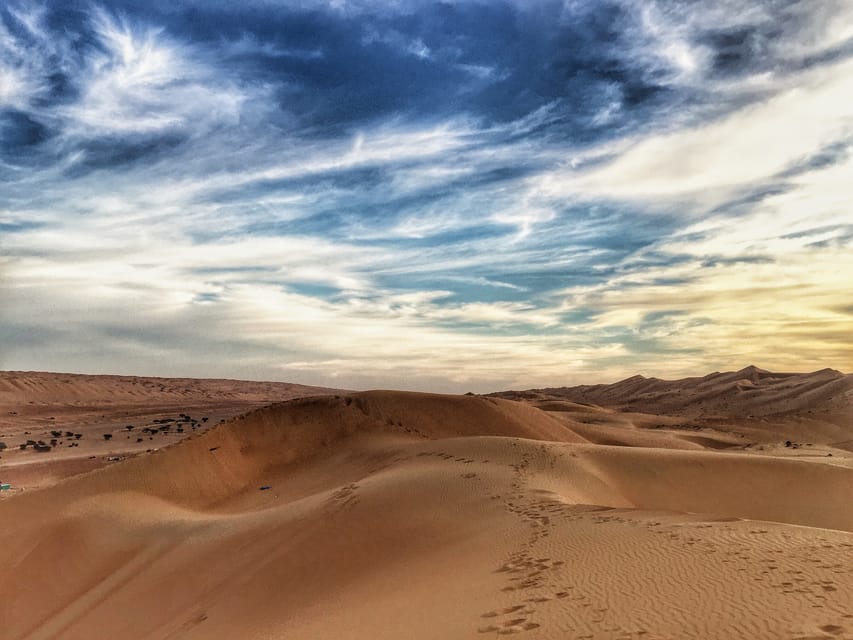 From Muscat: Wadi Bani Khalid and Wahiba Desert Overnight Tour