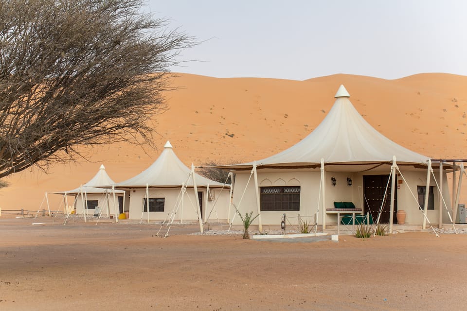 From Muscat: Wadi Bani Khalid and Wahiba Desert Overnight Tour