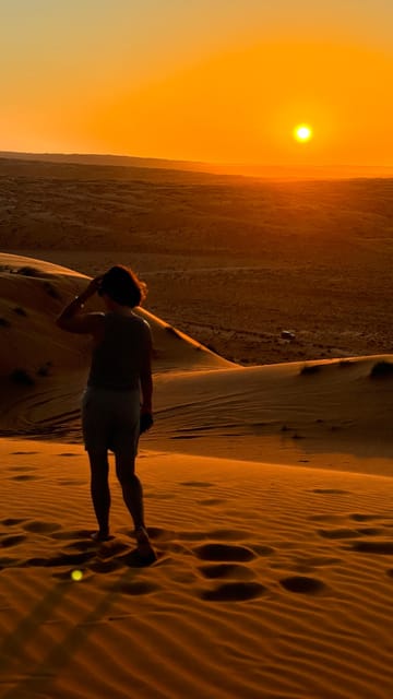 From Muscat: Wadi Bani Khalid and Wahiba Desert Overnight Tour