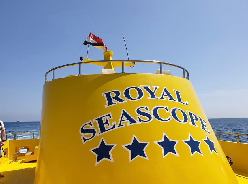 From Port Safaga: Royal Seascope Semi - Submarine and Snorkeling Trip in Makadi Bay