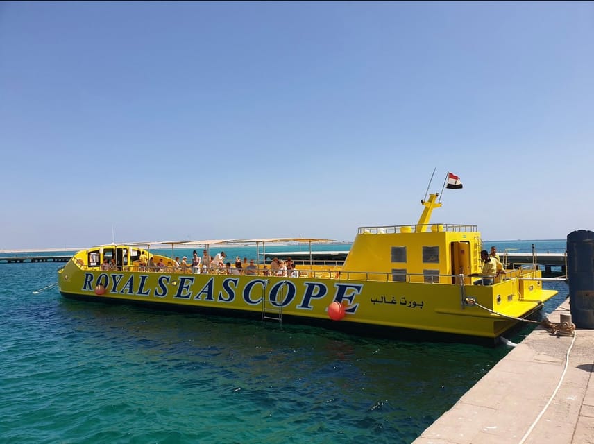 From Port Safaga: Royal Seascope Semi - Submarine and Snorkeling Trip in Makadi Bay