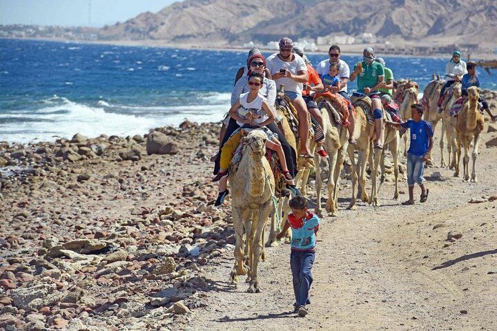 From Sharm El Sheikh: Colored Salama Canyon & Snorkeling at Dahab