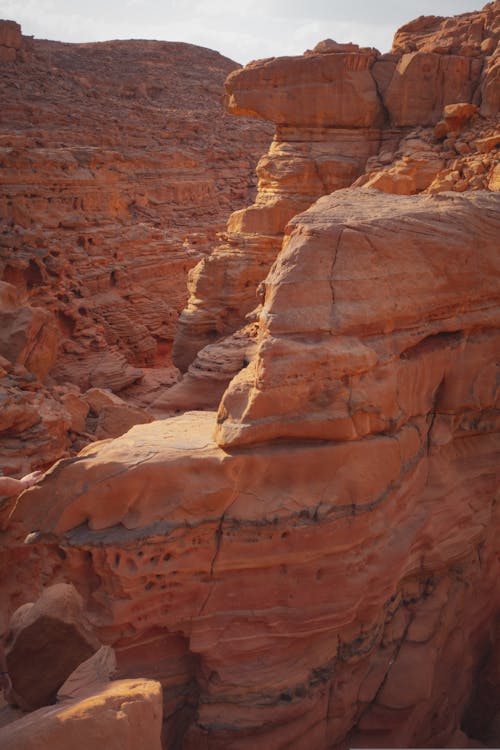 From Sharm El Sheikh: Day Trip to Dahab Colored Canyon and Blue Hole with Snorkeling