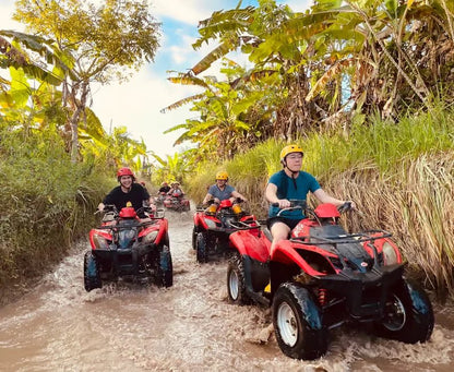 From Ubud: Ayung River Rafting and ATV at Gorilla Face Cave