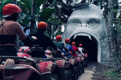From Ubud: Ayung River Rafting and ATV at Gorilla Face Cave