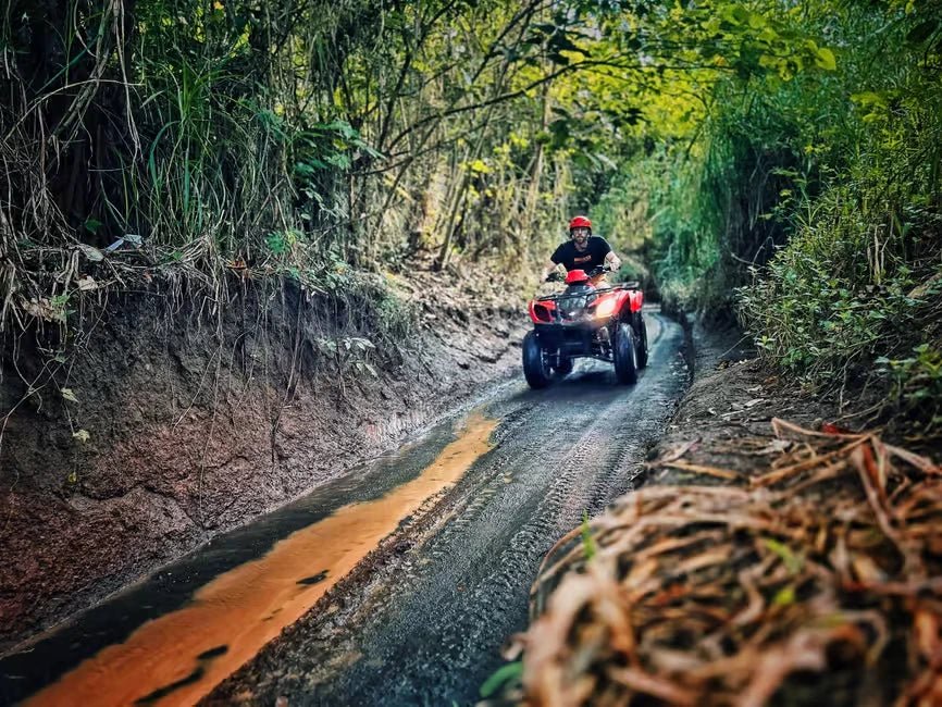 From Ubud: Bali ATV Ride and Ayung River Rafting Combo Tour
