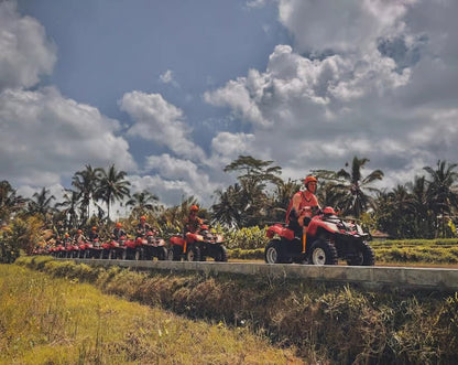 From Ubud: Waterfall, Jungle Swing and ATV Gorilla Cave Tour