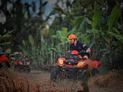 From Ubud: Waterfall, Jungle Swing and ATV Gorilla Cave Tour