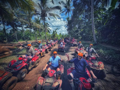 From Ubud: Waterfall, Jungle Swing and ATV Gorilla Cave Tour