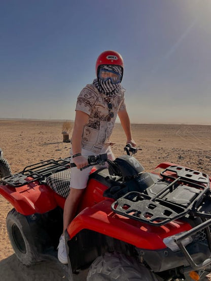 Hurghada: Desert Safari with Quad Bike, Dune Buggy, Camel Ride & Bedouin Village Experience
