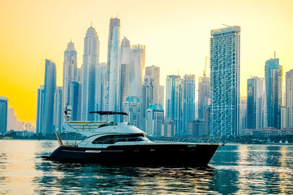 Dubai: 65 ft Azimut privéjachtverhuur
