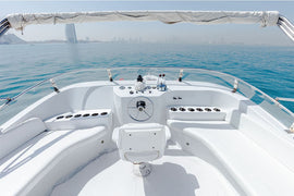 Dubai: Tour Privato in Yacht da 82 Piedi