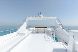 Dubai: Tour Privato in Yacht da 82 Piedi