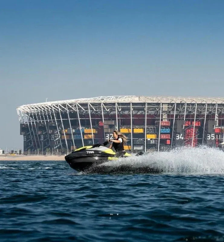 Doha: Jet Ski Tour to Al Safliyah Island with a guide