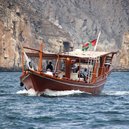 Khasab: Half - Day Dhow Cruise with Dolphin Watching and Telegraph Island Swim