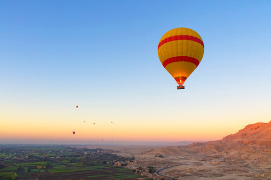 Luxor: Hot Air Balloon Ride with East and West Bank Private Guided Tour