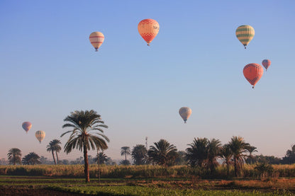 Luxor: Private Full - Day Hot Air Balloon, East and West Bank Tour