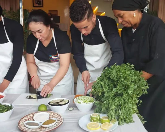 Marrakech: Moroccan Cooking Class at Chouf l'Or with Hotel Pickup