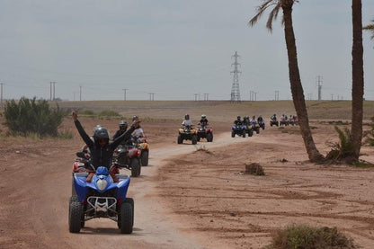 Marrakech: Palmeraie Quad Bike Tour with Berber Village Stop