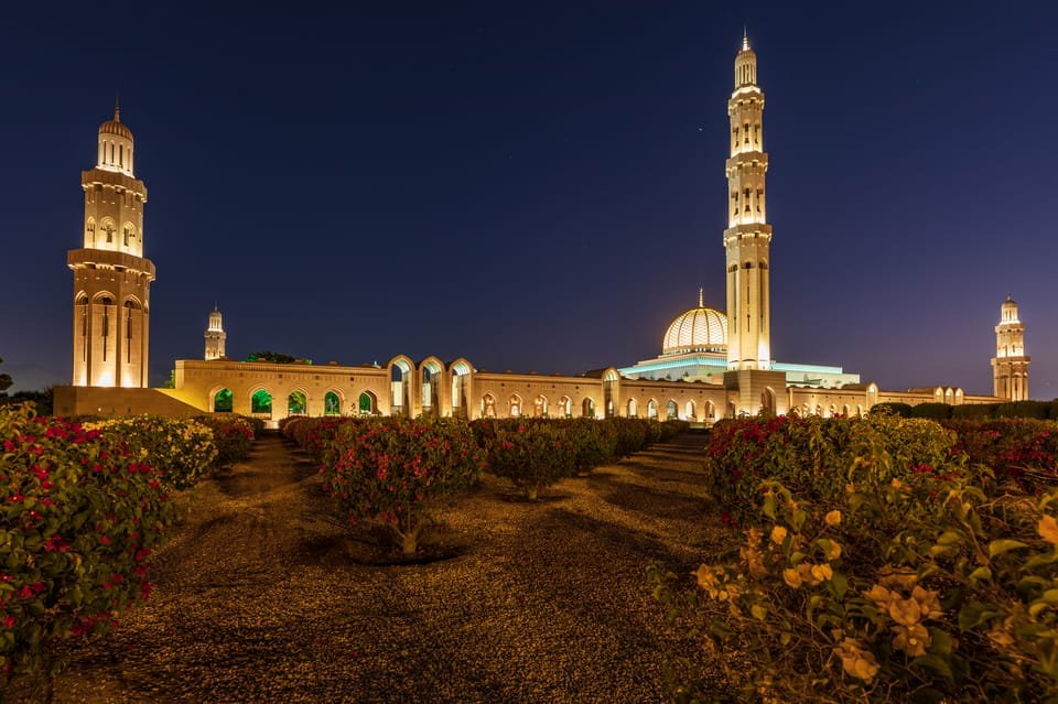 Muscat: Guided Small - Group Night City Tour by Van