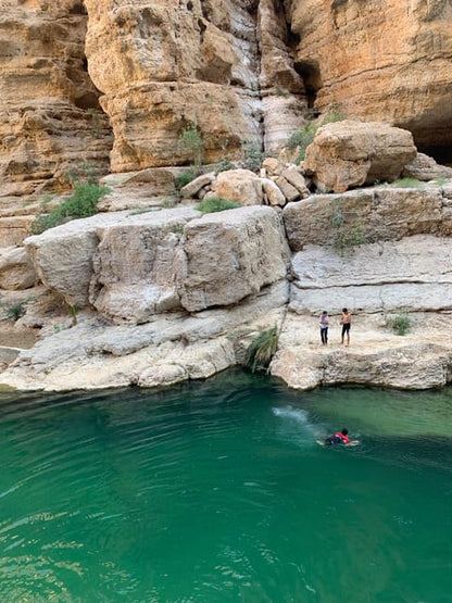 Muscat: Wadi Shab and Bimmah Sinkhole Full - Day Tour