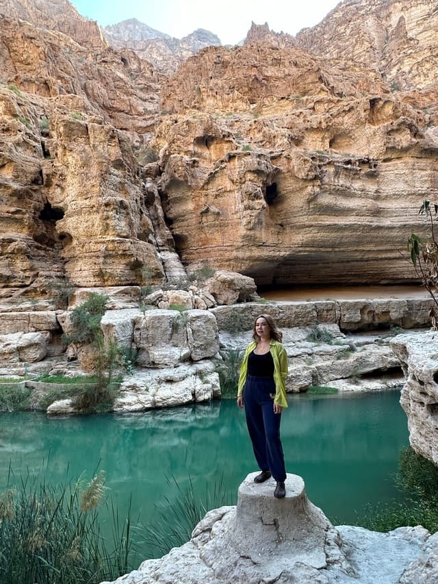 Muscat: Wadi Shab and Bimmah Sinkhole Full - Day Tour