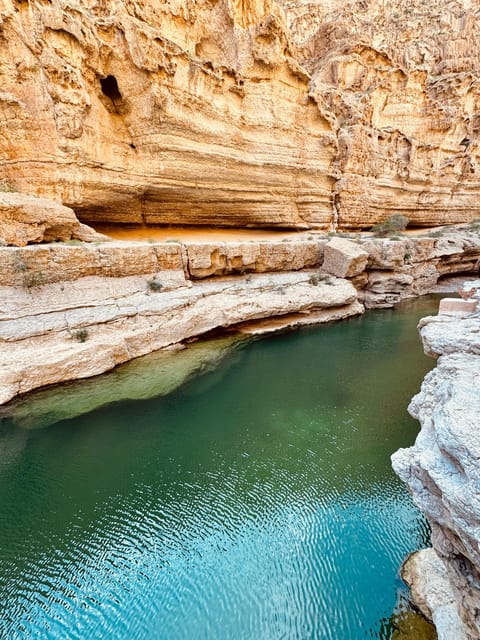 Muscat: Wadi Shab and Bimmah Sinkhole Full - Day Tour
