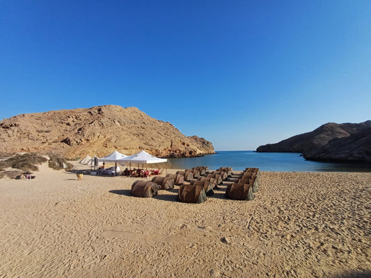 Maskat: Strandcamping mit Übernachtung und BBQ-Abendessen