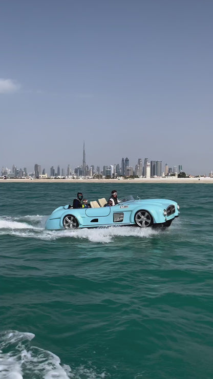 Dubai: Blue Jetcar-tour door Burj Al Arab (4-zits)