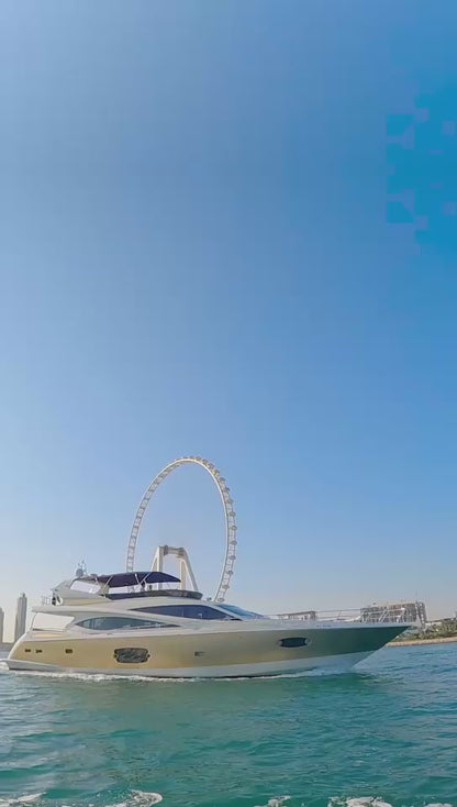 迪拜：Astra 76 英尺豪华游艇私人租赁