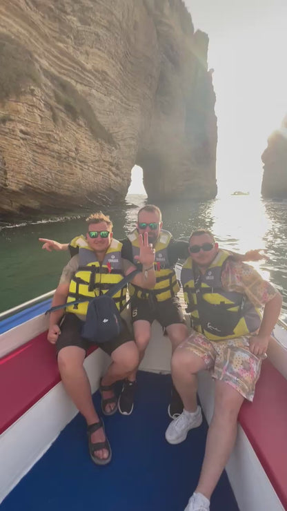 Beirut: croaziera cu barca de la Jal El-Bahr la Raouche Rocks
