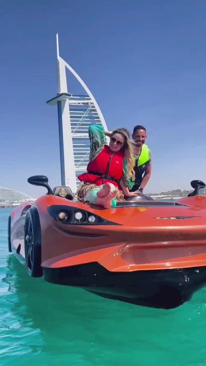 Dubai: gele jetcar-tour in Burj Al Arab (2-zits)