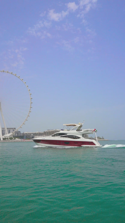 Dubai: Lana 62 Fuß Luxusyacht, Privatvermietung