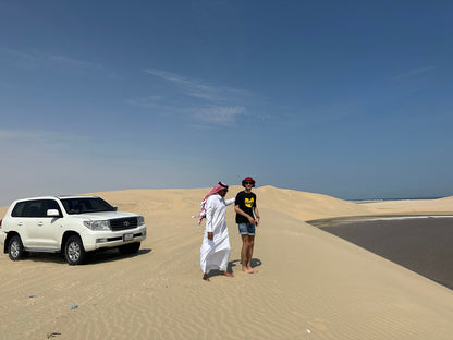 Doha : safari d'une journée dans le désert, exploration des dunes, excursion en mer intérieure et dîner barbecue
