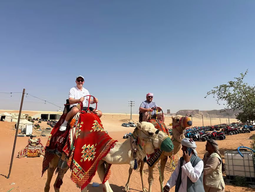 Riyadh: Red Sand Dunes Desert Tour with Camel and Quad Rides