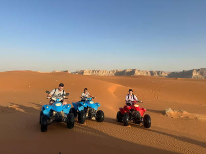 Riyadh: Red Sand Dunes Desert Tour with Camel and Quad Rides