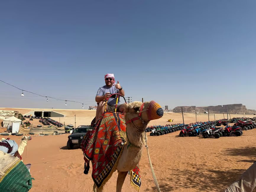 Riyadh: Red Sand Dunes Desert Tour with Camel and Quad Rides