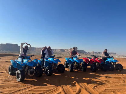 Riyadh: Red Sand Dunes Desert Tour with Camel and Quad Rides