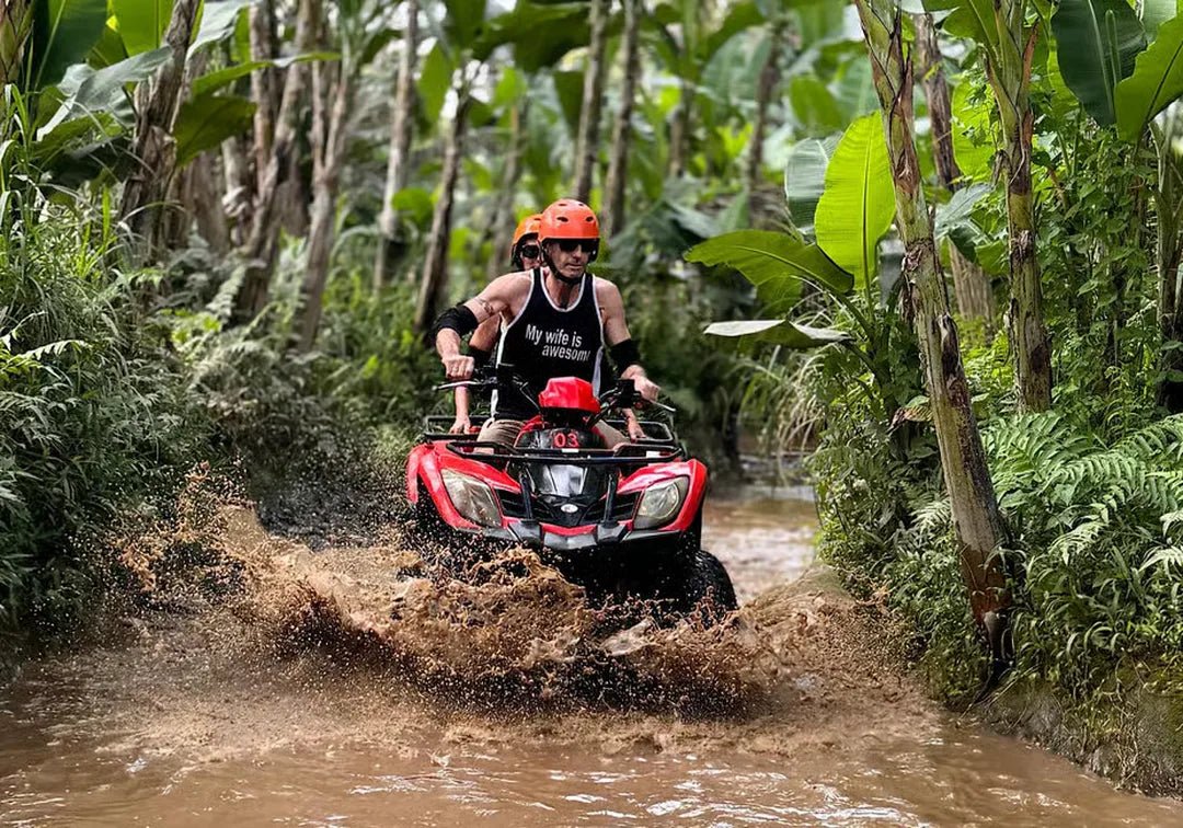 Ubud: ATV Adventure, Tirta Empul Temple, and Tibumana Waterfall Tour