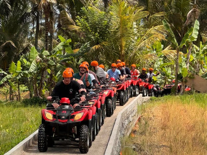 Ubud: ATV Jungle Tour and Zipline Over Tegalalang Rice Terraces