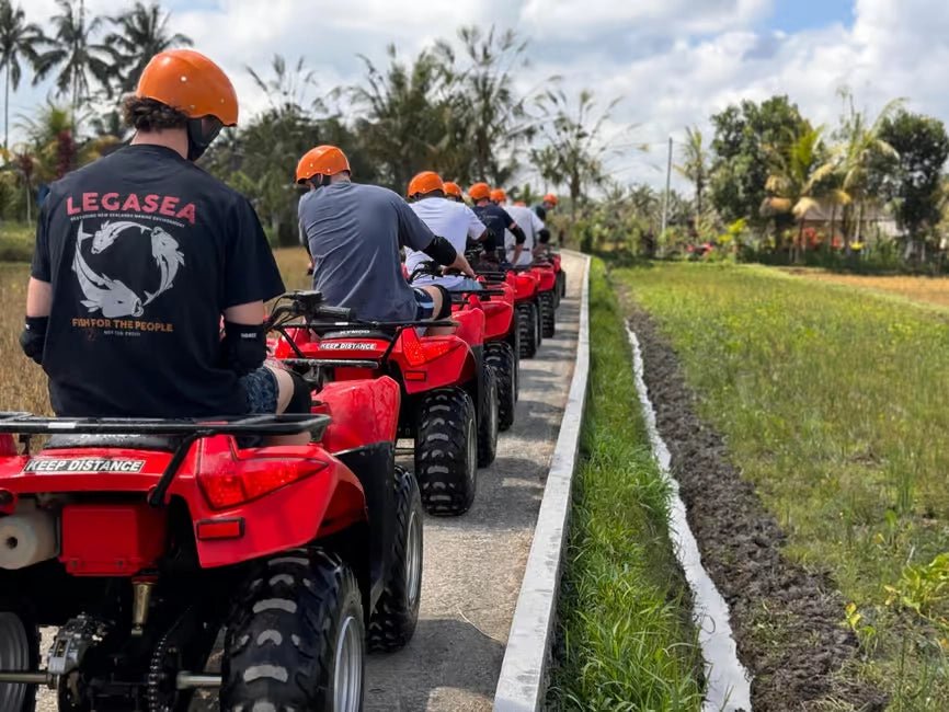 Ubud: ATV Jungle Tour and Zipline Over Tegalalang Rice Terraces
