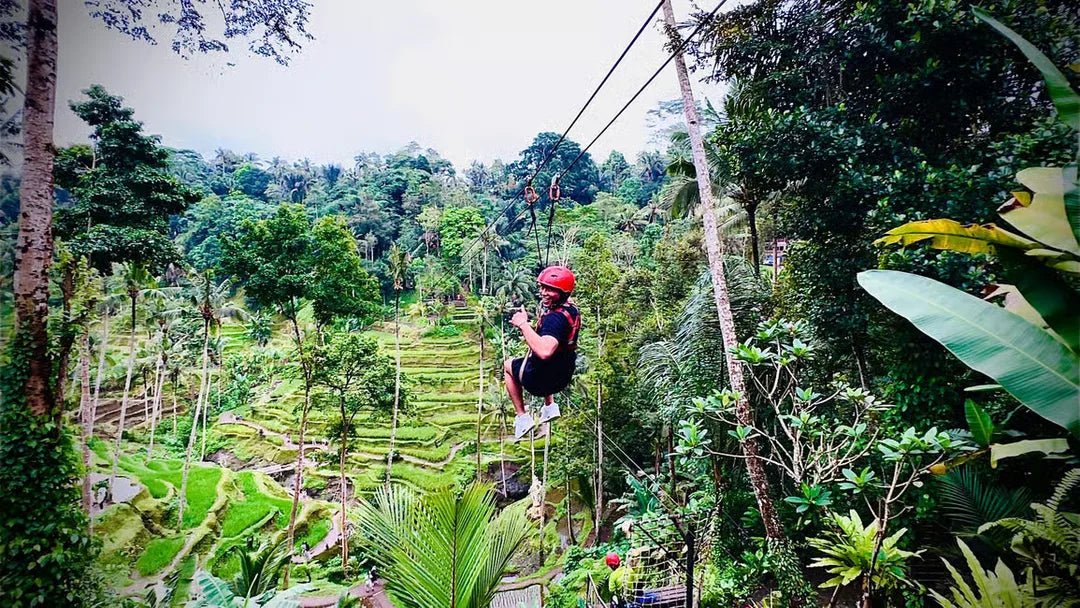 Ubud: Batur Sunrise Café, Zip - Line and Cretya Day Club Guided Tour