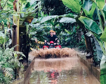 Ubud: Gorilla Cave ATV Adventure with Optional Rafting and Lunch