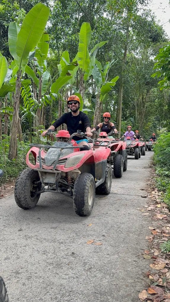 Ubud: Gorilla Cave ATV Adventure with Optional Rafting and Lunch