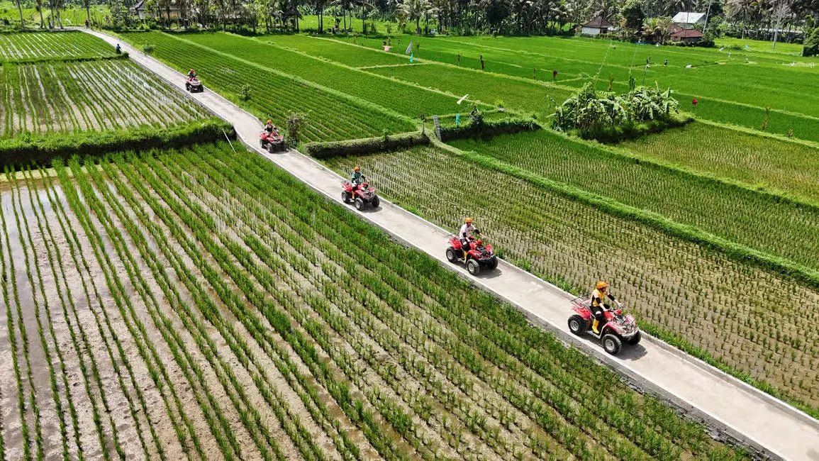 Ubud: Gorilla Cave ATV Adventure with Optional Rafting and Lunch