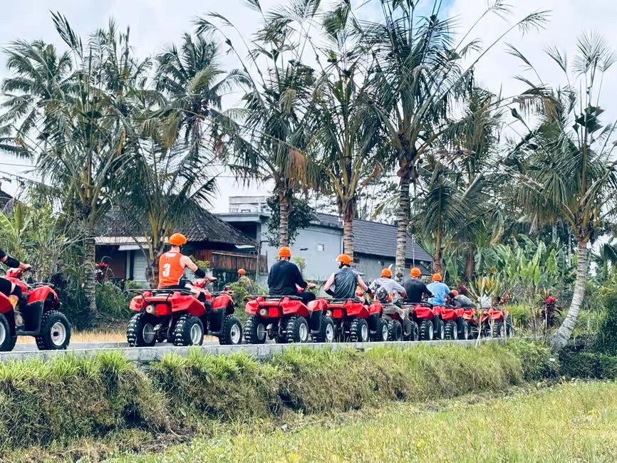 Ubud: Gorilla Cave ATV Adventure with Optional Rafting and Lunch