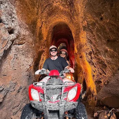 Ubud: Gorilla Cave ATV and River Tubing Combo Adventure