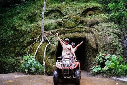 Ubud: Gorilla Face ATV Ride and Batur Natural Hot Spring Tour
