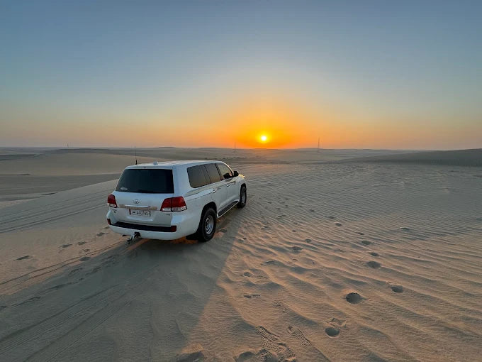 Doha: Combinatie Privé Woestijnsafari en Stadsrondleiding